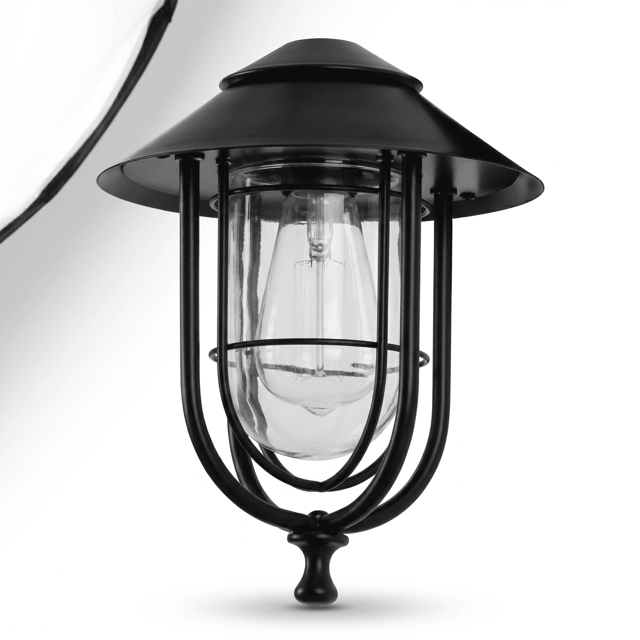 Caged Wall Lantern — Classic