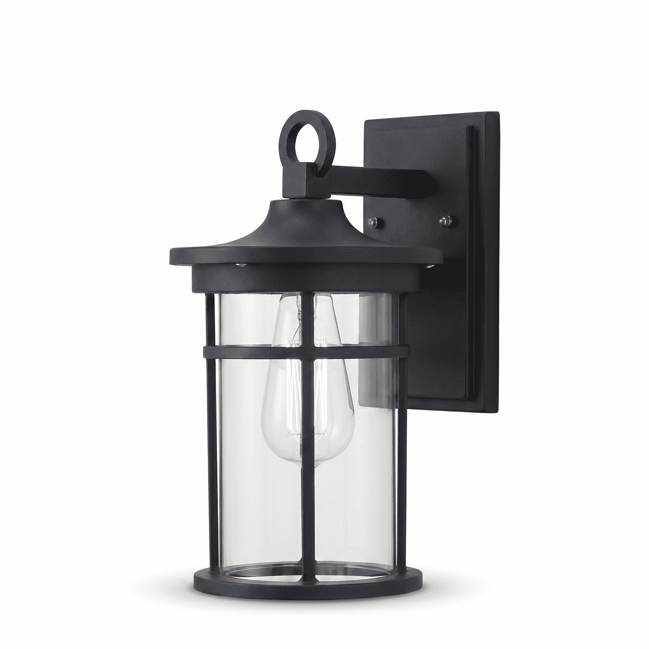Caged Wall Lantern — Compact