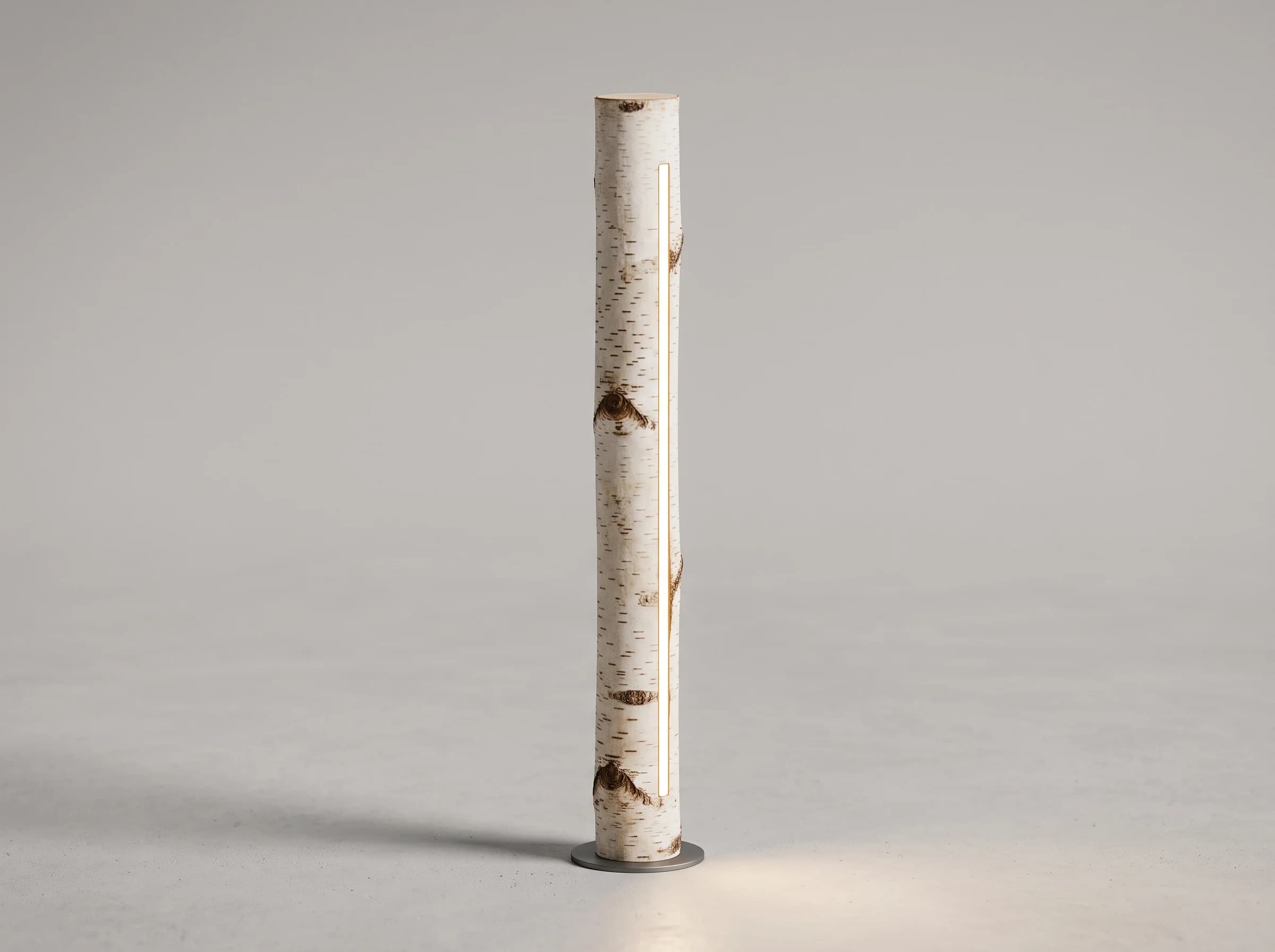 Log Light — Birch Trunk