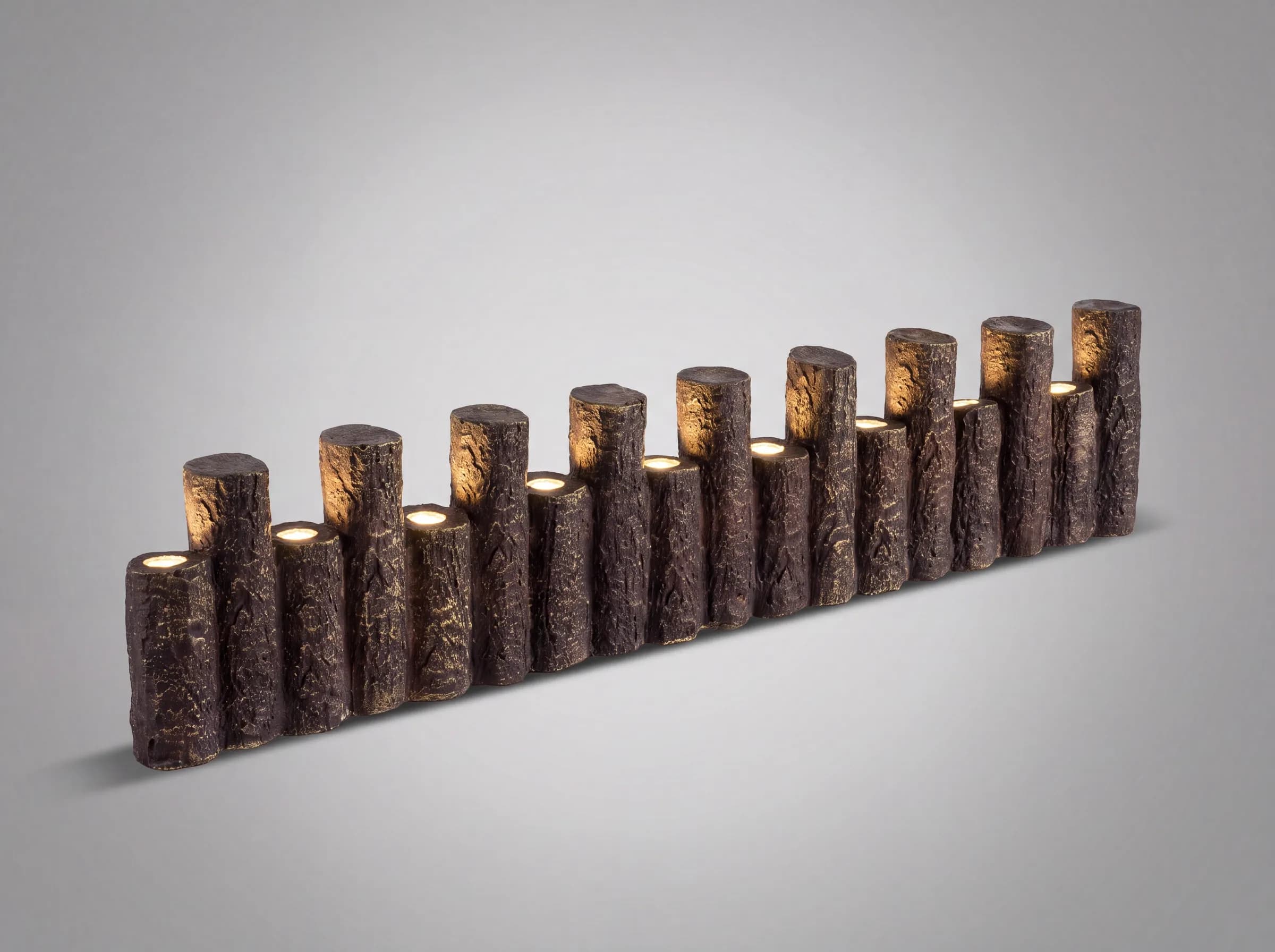 Log Light — Border Fence