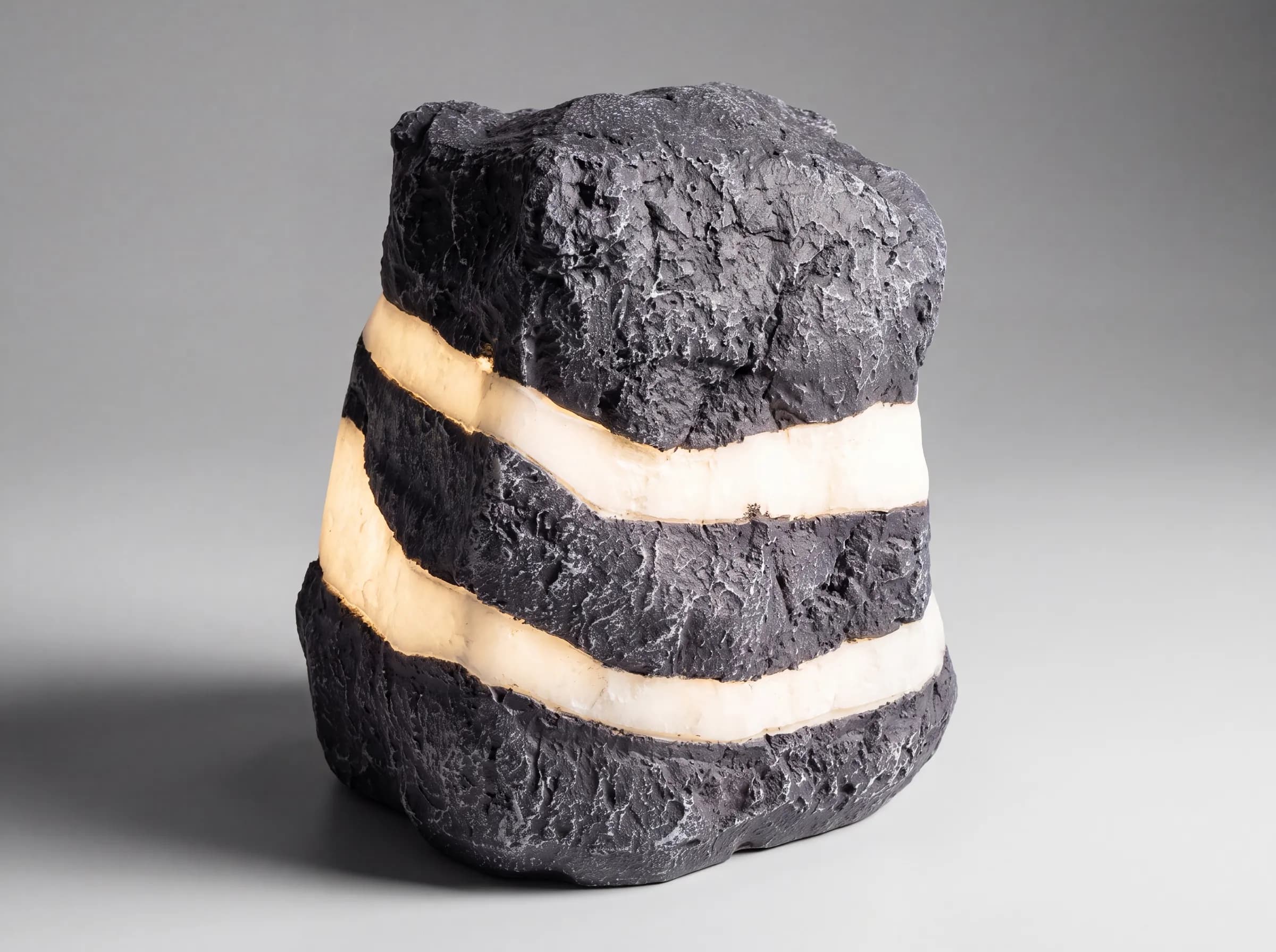 Stone Light — Banded Boulder